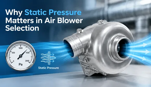 Why Static Pressure Matters in Air Blower Selection